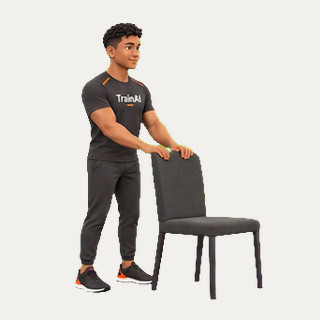 Chair-assisted squat · TrainAI