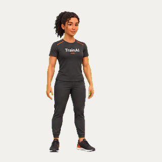 Cross-body shoulder stretch · TrainAI