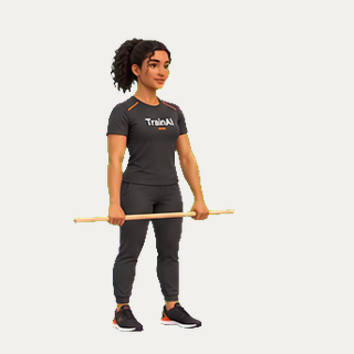 Dowel shoulder flexion · TrainAI