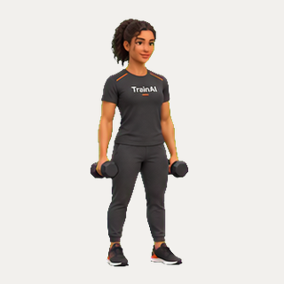 Dumbbell hammer curl · TrainAI