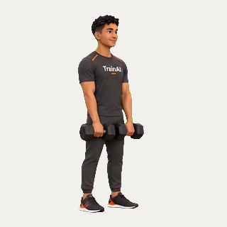 Dumbbell Romanian deadlift · TrainAI