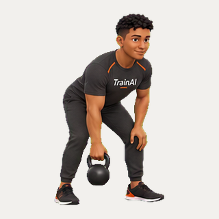 Kettlebell bent-over row · TrainAI