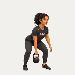 Kettlebell clean · TrainAI