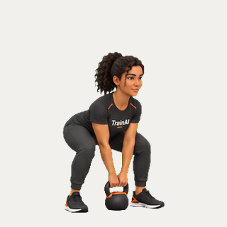 Kettlebell deadlift · TrainAI