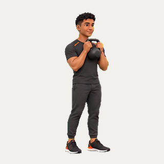 Kettlebell reverse lunge · TrainAI