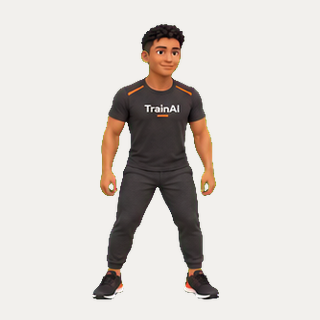 Low-impact skater step · TrainAI
