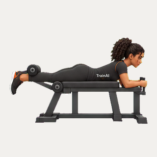Lying leg curl · TrainAI