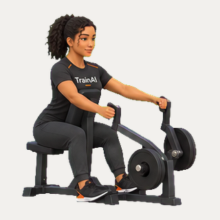 Machine chest-supported row · TrainAI
