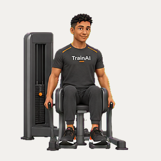Machine hip abduction · TrainAI