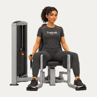 Machine hip adduction · TrainAI