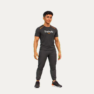 Overhead triceps stretch · TrainAI