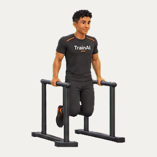 Parallel-bar dip · TrainAI