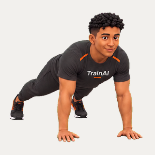 Plank shoulder tap · TrainAI