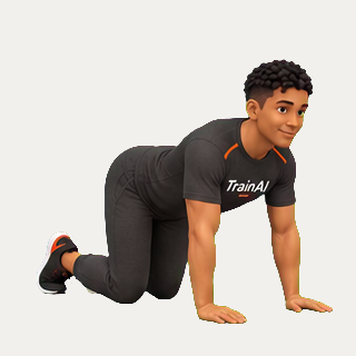 Quadruped hip extension · TrainAI