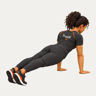 Scapular push-up · TrainAI