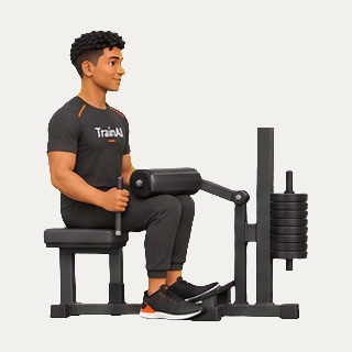 Seated calf raise · TrainAI