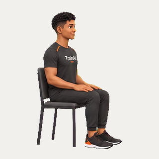 Seated heel raise · TrainAI