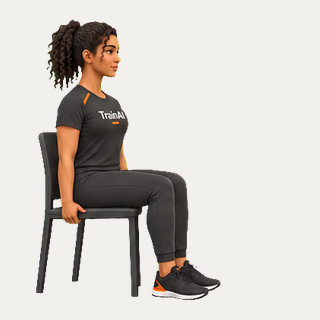 Seated knee extension · TrainAI