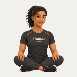 Seated neck side stretch · TrainAI
