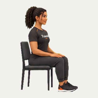 Seated toe raise · TrainAI
