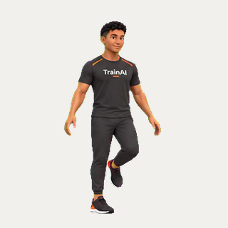 Single-leg calf raise · TrainAI