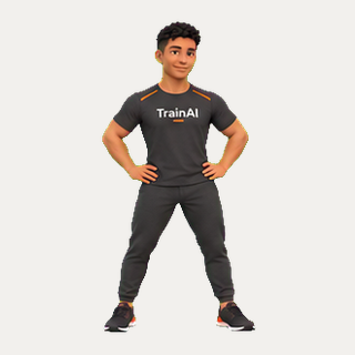 Standing hip circle · TrainAI