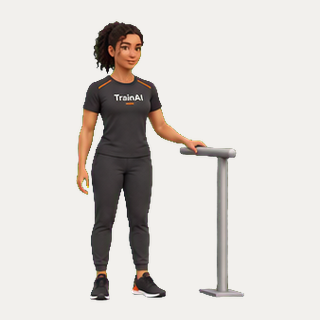Supported single-leg balance · TrainAI