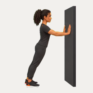 Wall push-up · TrainAI
