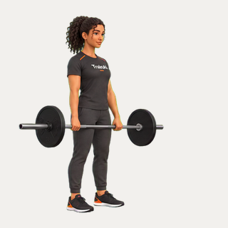 Barbell stiff-leg deadlift · TrainAI