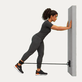 Supported band hip extension · TrainAI