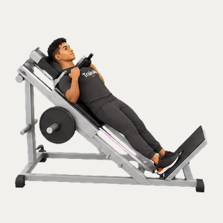 Hack-sled calf raise · TrainAI