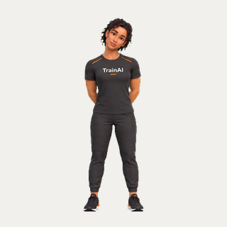 Standing neck side stretch · TrainAI