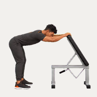 Incline-bench lat and chest stretch · TrainAI