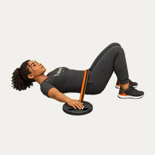Long-band glute bridge · TrainAI