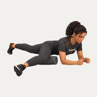 Inner-thigh foam roll · TrainAI