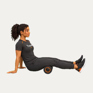 Foam-roller seated shoulder support · TrainAI