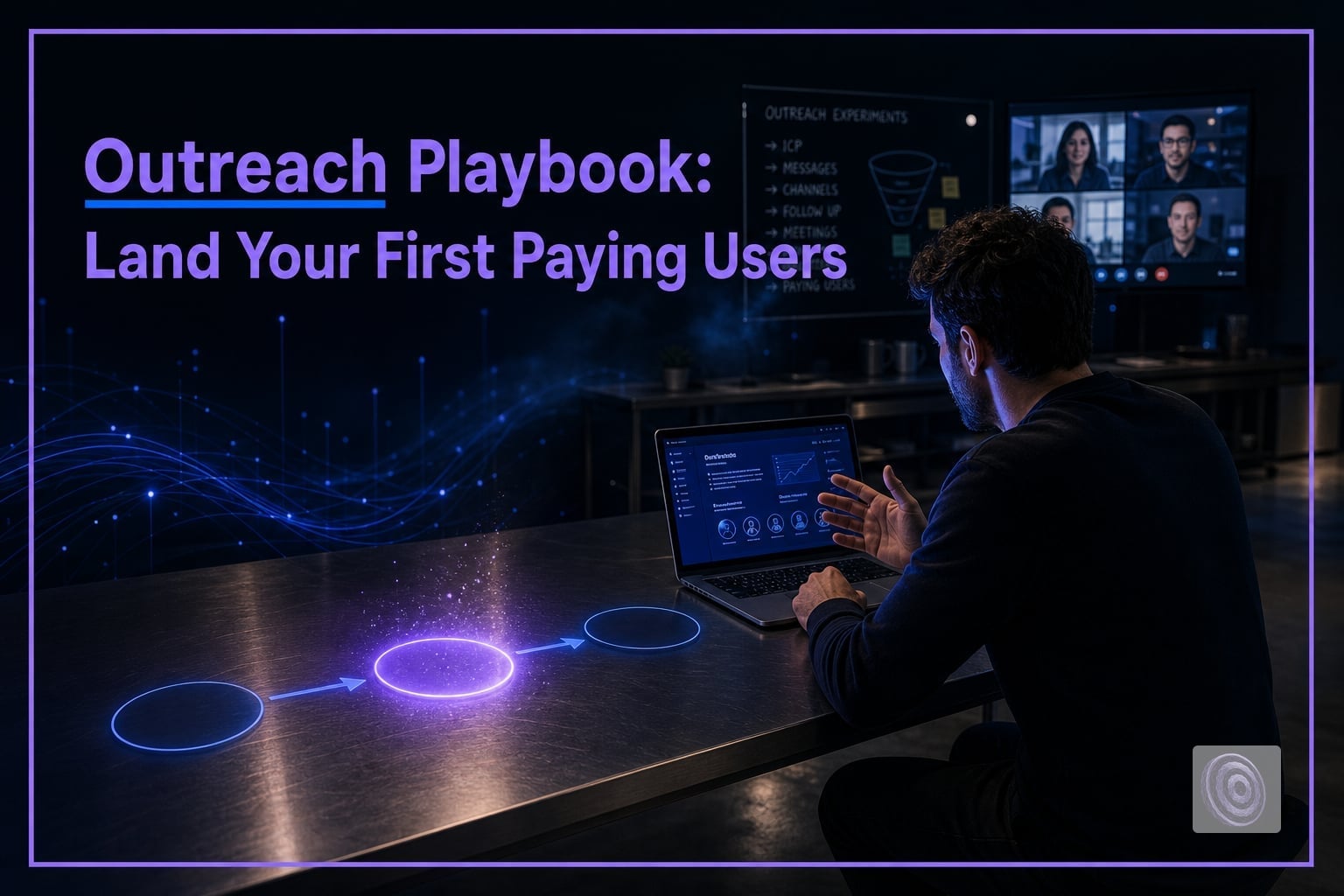 The Outreach Playbook That Gets Technical Founders Their First Paying Users