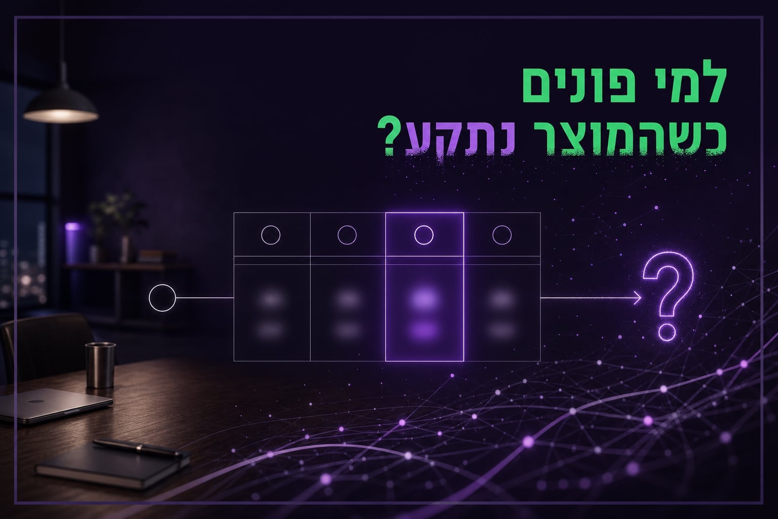 למי פונים כשהמוצר נתקע? ייעוץ אסטרטגי ושיווקי מול מפתח ומשקיע