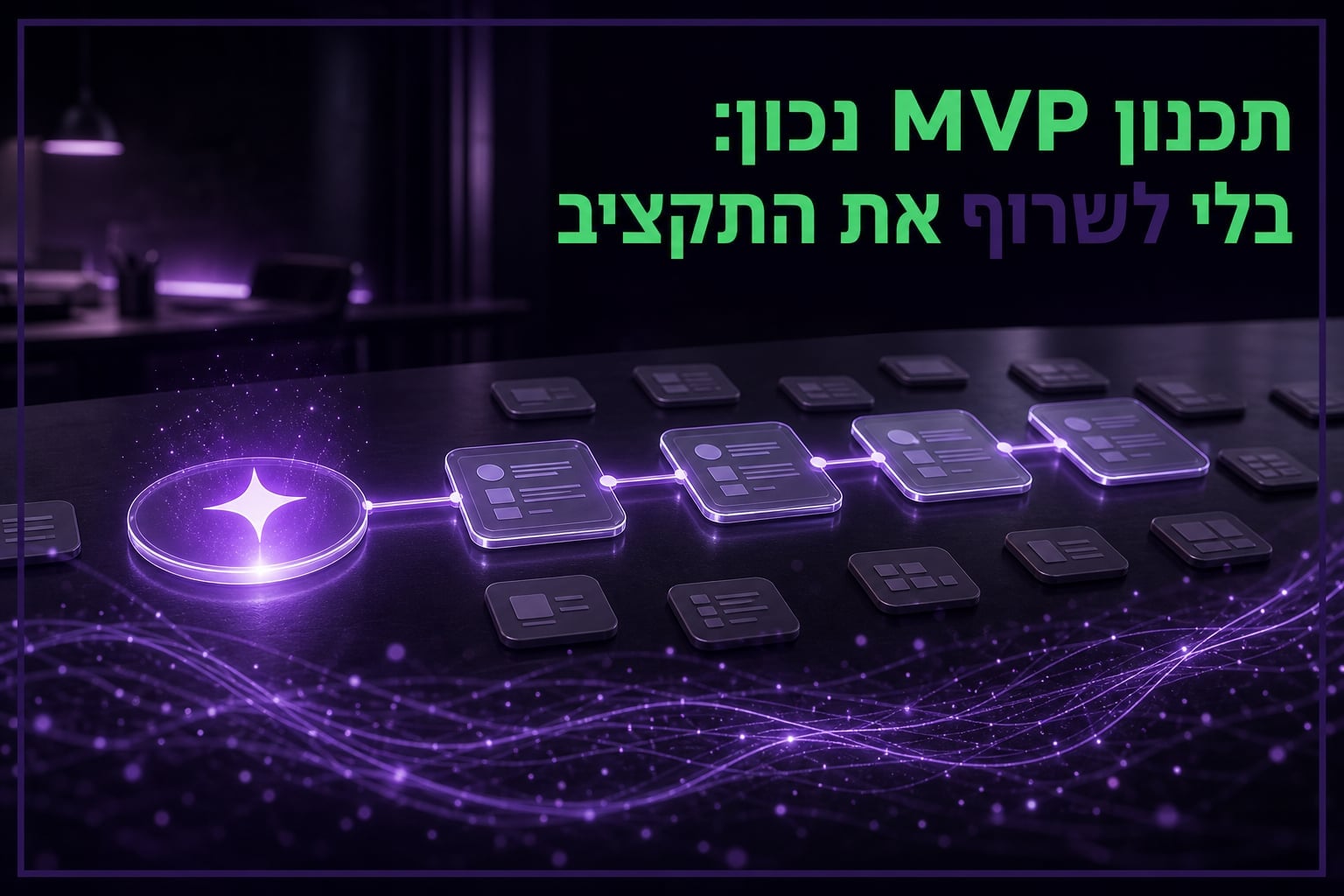 תכנון מוצר נכון: איך בונים MVP ראשון בלי לשרוף את התקציב