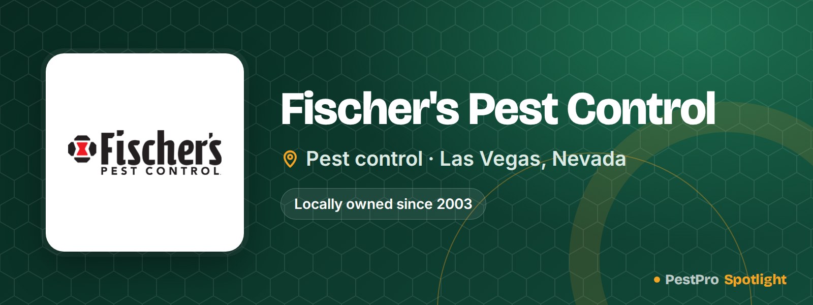 Fischer's Pest Control, pest control in Las Vegas, Nevada