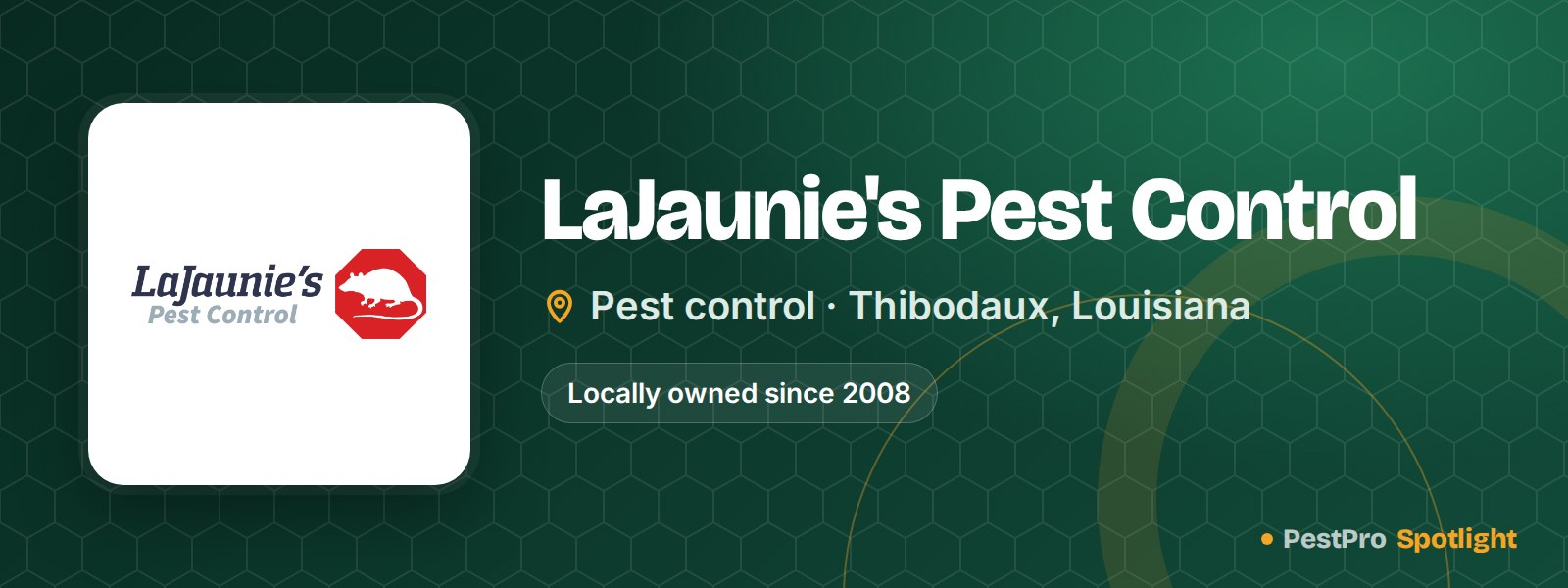 LaJaunie's Pest Control, pest control in Thibodaux, Louisiana
