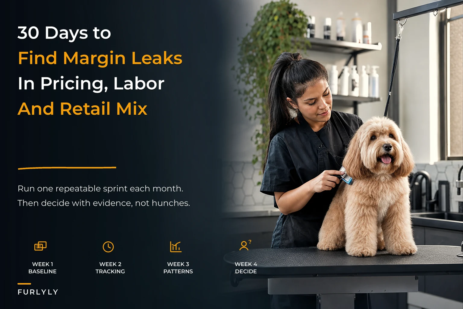 A Repeatable Profitability System for Grooming Salons: 30-Day Margin Sprints for Pricing, Labor and Retail