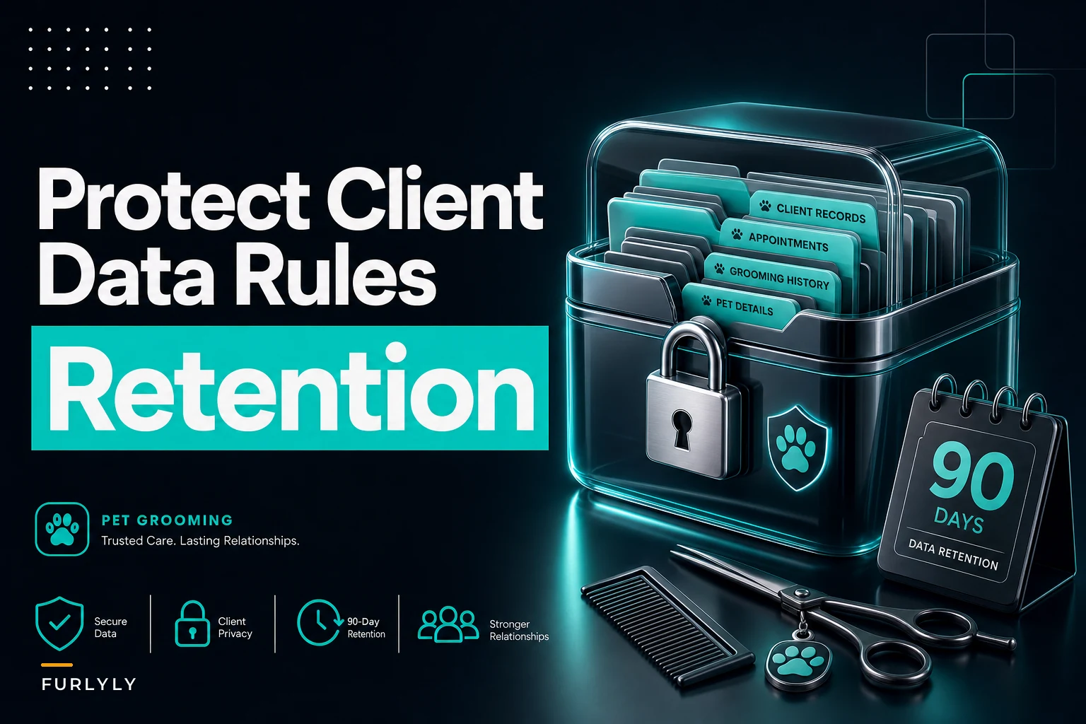 Client Data Retention and Access Rules for Groomers: Field‑Level Retention, Photo Consent and a 90‑Day Purge Template