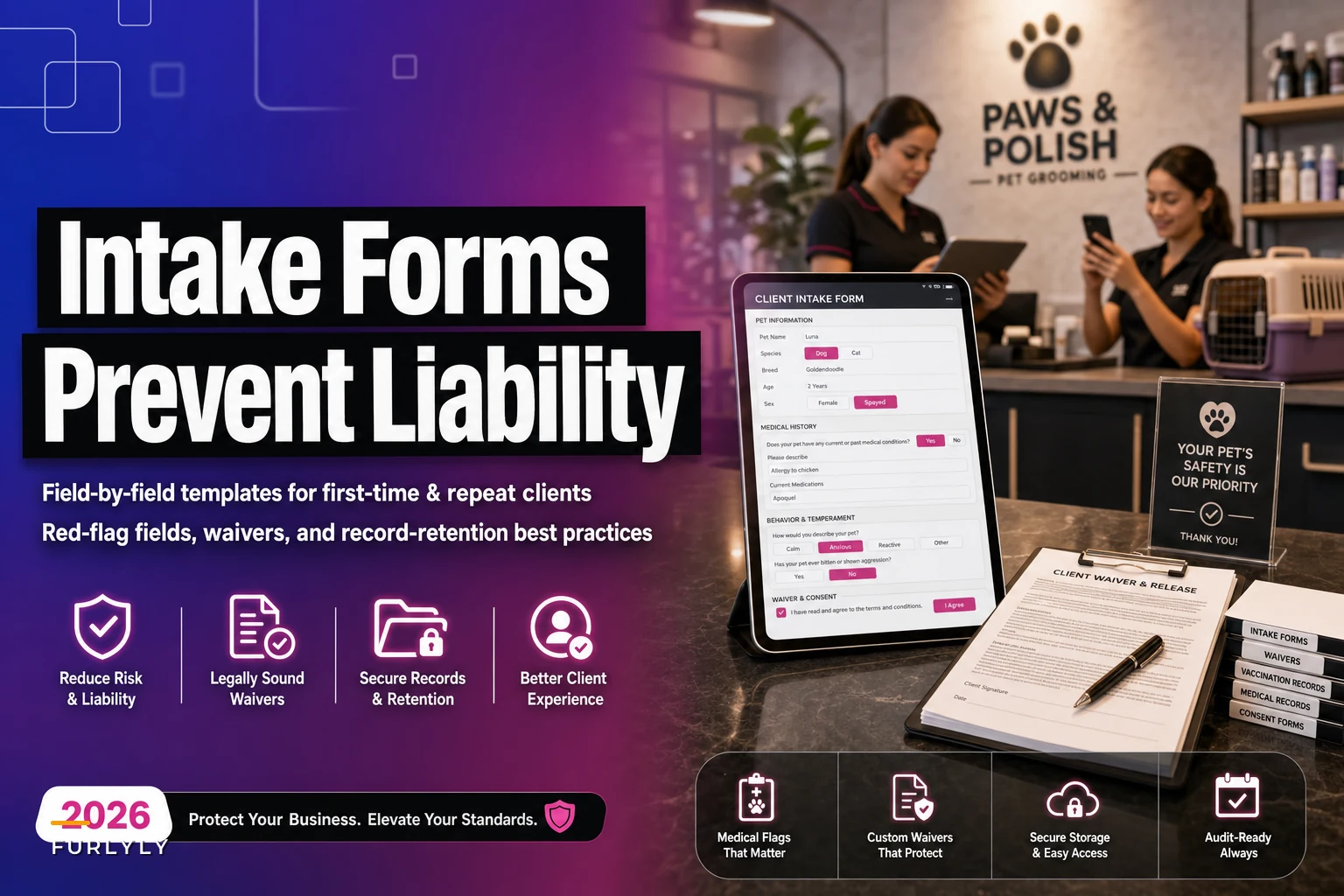 Client Intake Forms That Prevent Liability: Field‑by‑Field Templates for Medical Flags and Waivers