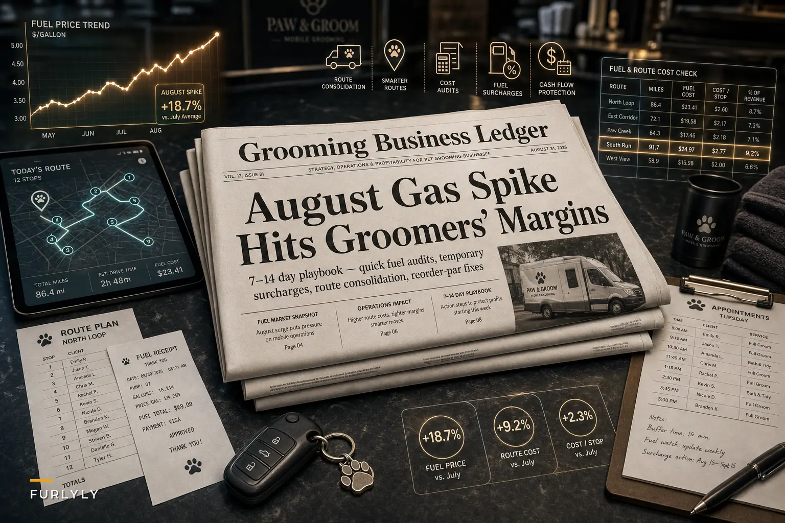 How August's Gas-Price Spike Should Change Your Pricing, Routing and Reorder Rules