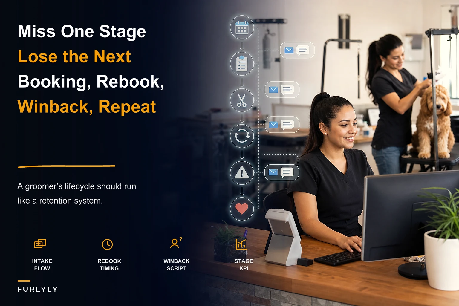 How Ignoring Lifecycle Stages Costs Groomers Repeat Business — A Step-by-Step Customer Lifecycle System