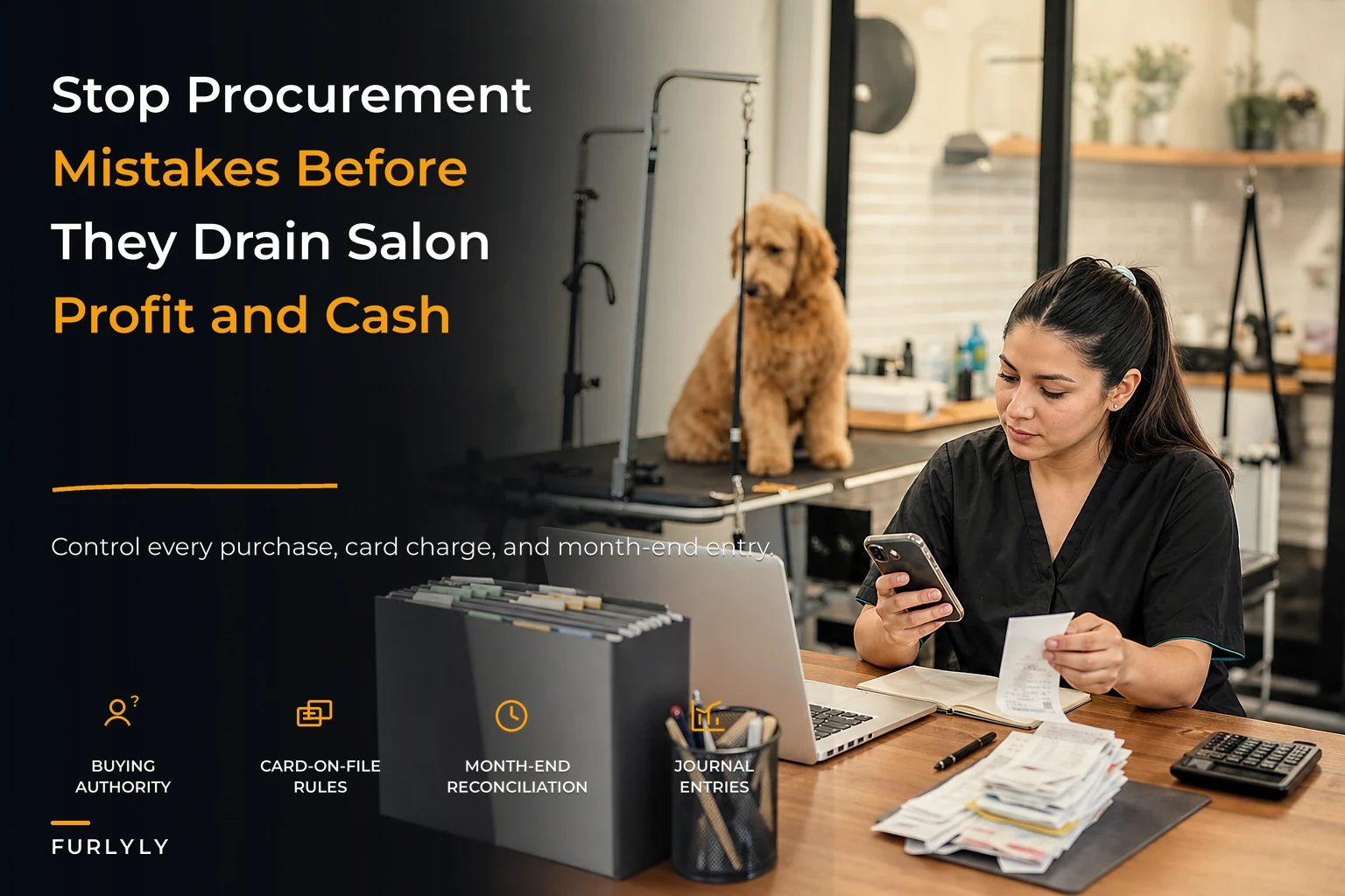 Prevent Costly Procurement Mistakes: Purchasing & Payment Controls for Small Grooming Salons