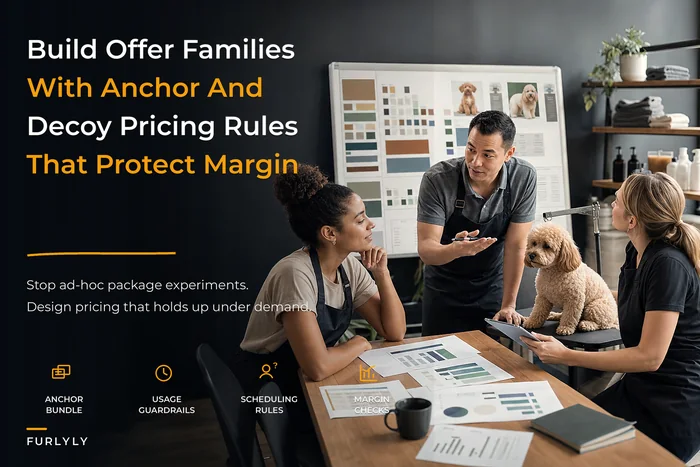 Pricing Architecture for Grooming Packages: Anchor and Decoy Bundles, Usage Guardrails and Scheduling Impact Rules