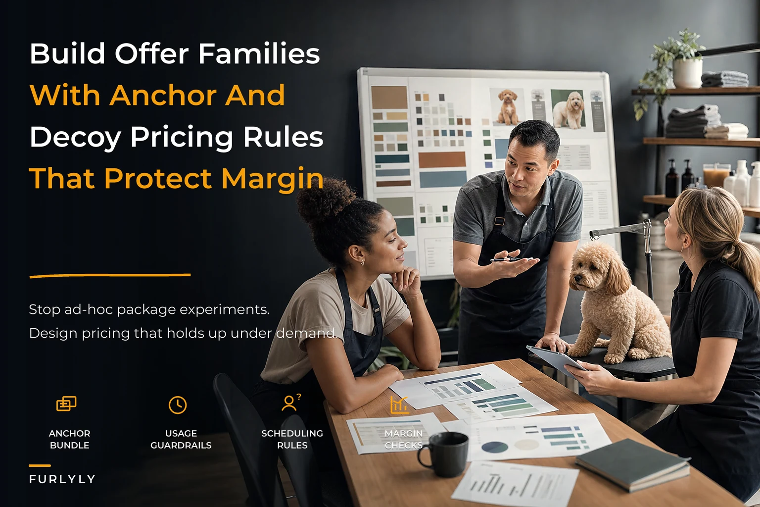Pricing Architecture for Grooming Packages: Anchor and Decoy Bundles, Usage Guardrails and Scheduling Impact Rules