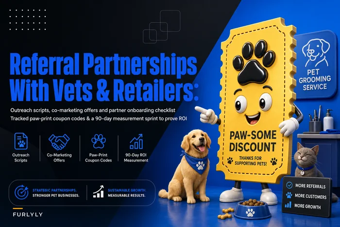 Referral Partnerships with Vets & Retailers: Outreach Scripts, Tracked Coupon Mechanics and a Partner Onboarding Checklist